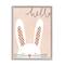 Stupell Industries Hello Bunny Phrase Baby Rabbit Polka Dot Patterns in Gray Frame Wall Art
